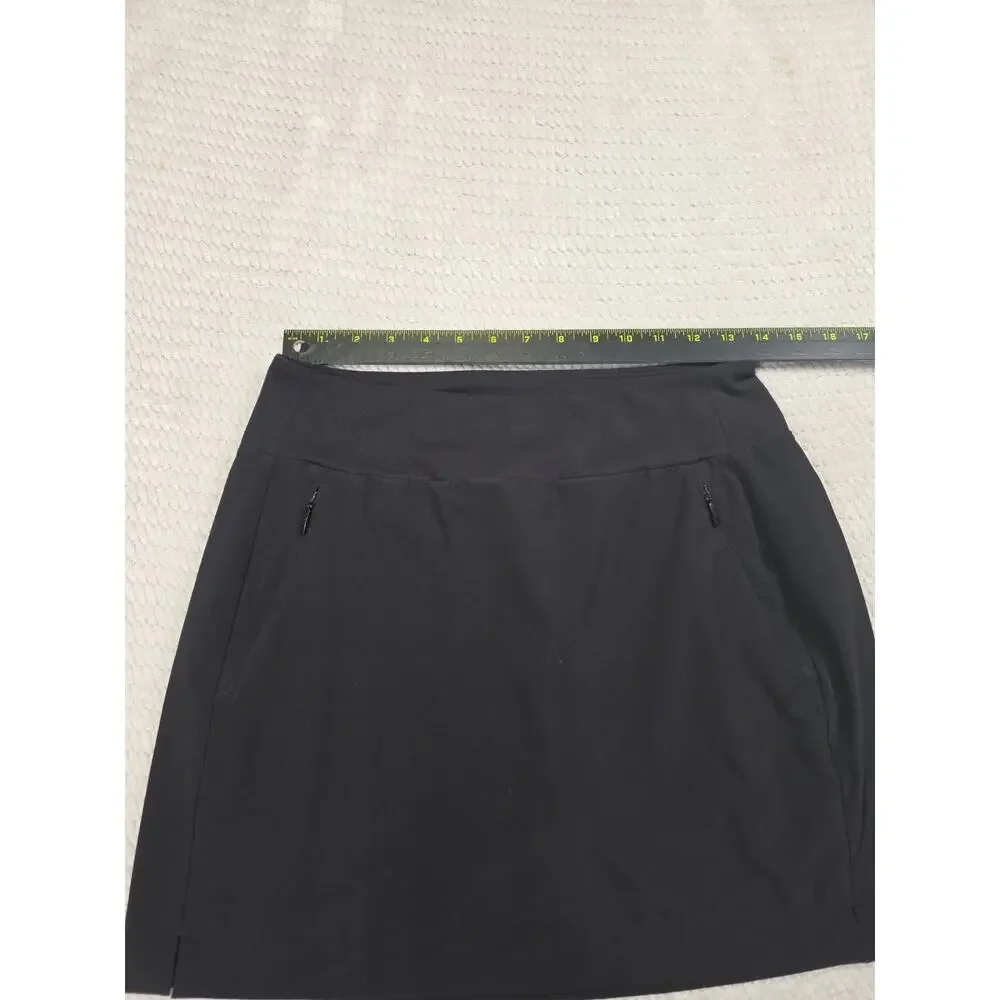 Athleta Skirt Womens 6 Black Soho Skort Skirt Pickleball Tennis Athleisure